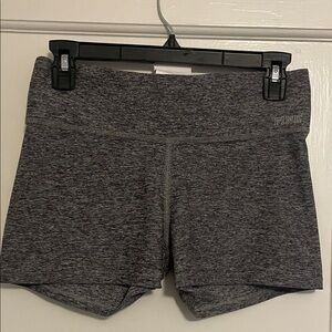 PINK Victoria's Secret Heathered Black Athletic Shorts